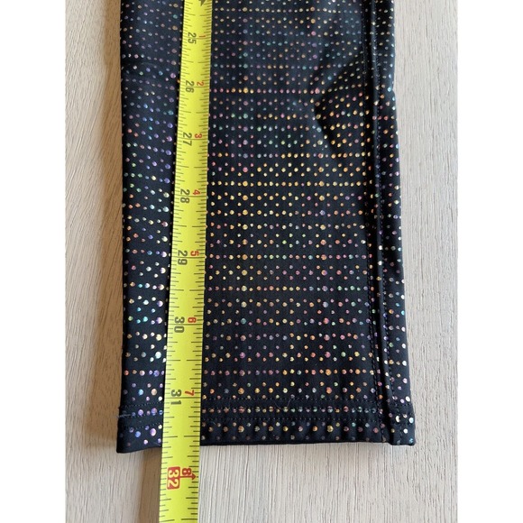 SPANX Rainbow‎ Metallic Dot Leggings Size Medium - Picture 8 of 11